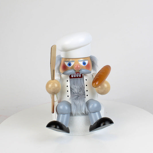 Bread Baker Shelf Sitter German Nutcracker