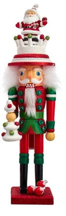 17.5"™ Snowman, Christmas Tree and Santa Hat Nutcracker, 3 Assorted