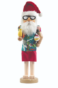 15″ Beach Time for Santa Nutcracker