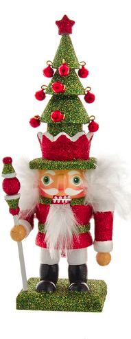 9.25" Hollywood Nutcrackers™ Tree Hat Nutcrackers, 2 Assorted