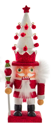 9.25" Hollywood Nutcrackers™ Tree Hat Nutcrackers, 2 Assorted