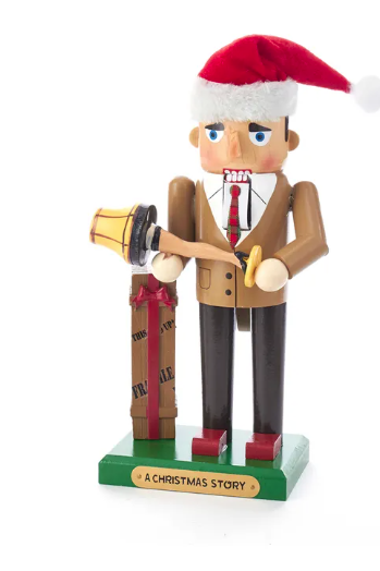 11" A Christmas Story™ Mr. Parker With Leg Lamp Nutcracker