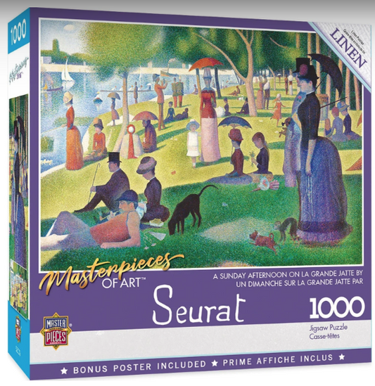 A Sunday on La Grande Jatte 1000 Piece Jigsaw Puzzle