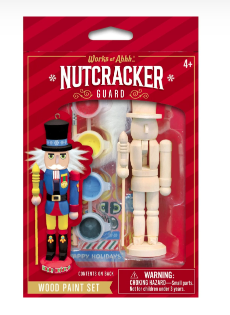 Nutcracker Guard Ornament Wood Paint Kit