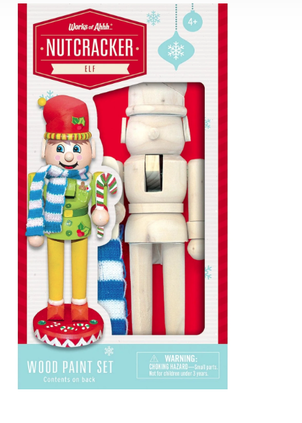 Nutcracker Elf Wood Craft & Paint Kit