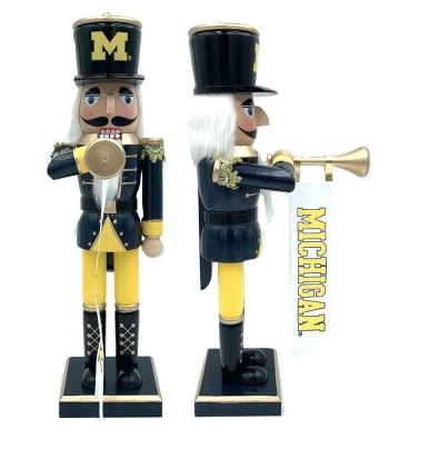 Michigan Bugler (Wolverines) Nutcracker