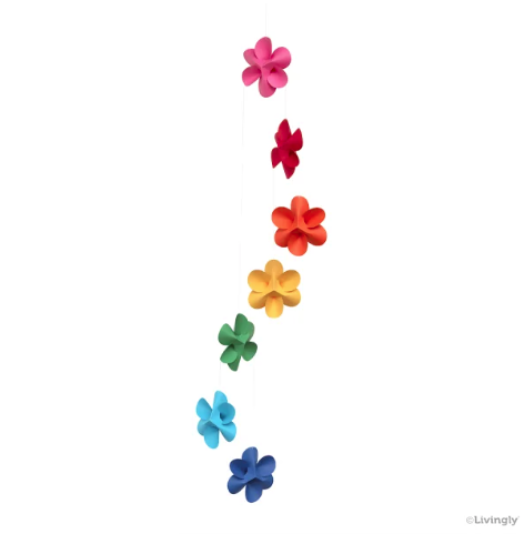 Flower Mobile, multi colored