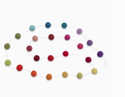 Felt Ball Garland