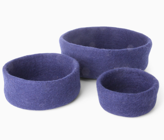 Bowl Dark Wool Blue