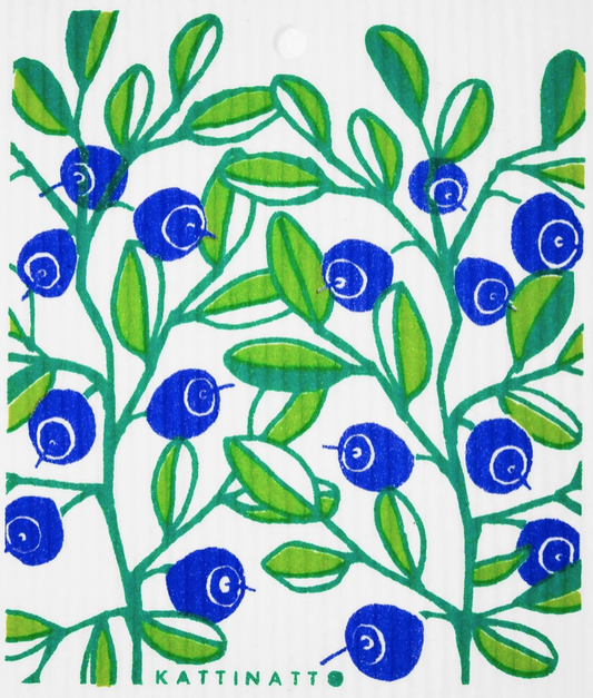 Blueberries Swedish Wash Towel