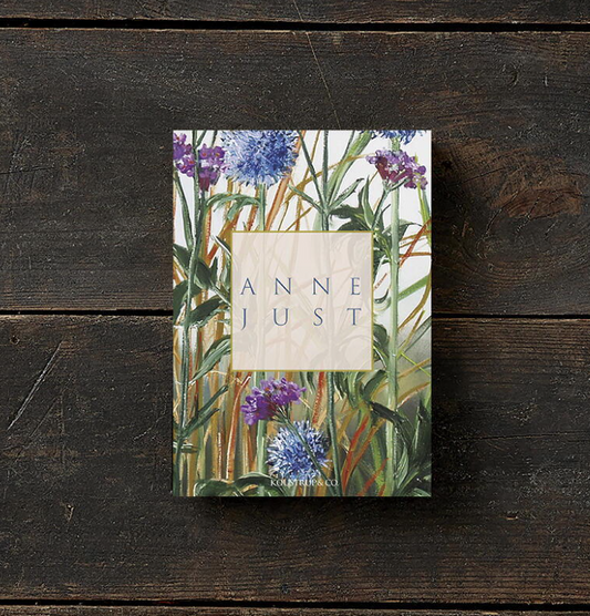 "Anne Just" Card folder with 8 Note Cards
