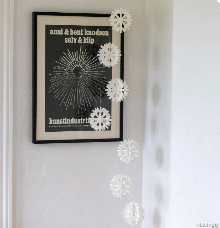 Scandinavian Snowflake Mobile