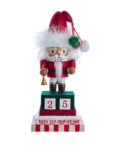 12" Countdown to Christmas Santa Nutcracker