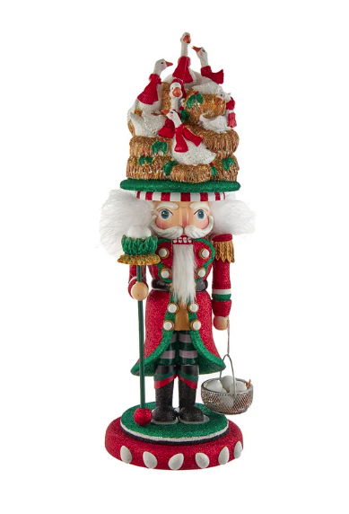 18" Hollywood Nutcrackers™ Six Geese A Laying Christmas Nutcracker (6th in Series)
