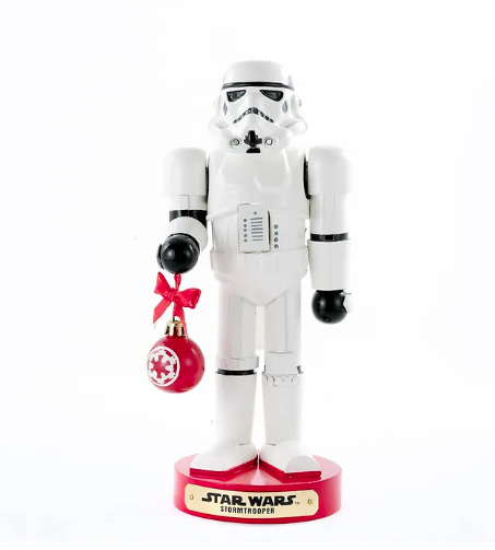 9.5" Star Wars™ Stormtrooper With Ball Ornament Nutcracker