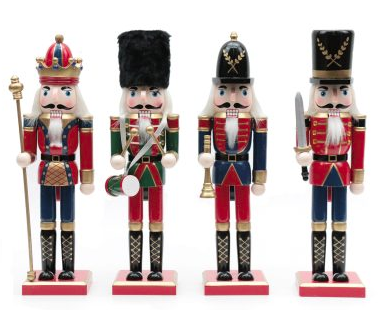 12" Assorted King and Guard Nutcrackers, Choose 1