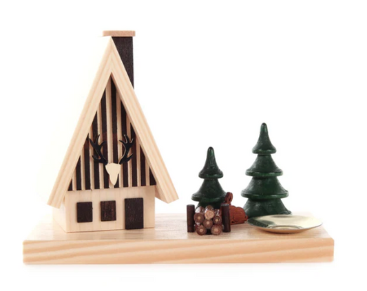 Forest Smokehouse with Rabbit Incense Smoker and Candle Holder
