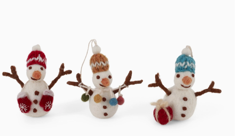 snowmen wool bundle