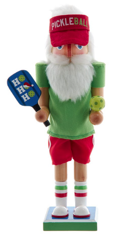 12“ Wooden Pickleball Nutcracker