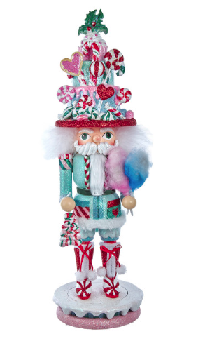 18" Hollywood Nutcrackers™ Lollipop & Cotton Candy Nutcracker