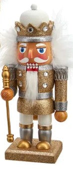 9" Hollywood Nutcrackers™ Gold, Silver and White Soldier Nutcracker, 3 Assorted