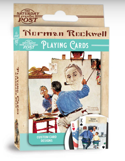 Saturday Evening Post - Norman Rockwell Playing Cards - 54 Card Deck