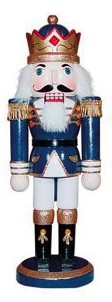 10″ King Nutcrackers, 3 Assorted