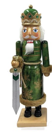 Snowflake King Nutcracker, 2 Assorted