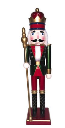 King and Guard Nutcrackers, 2 Assorted