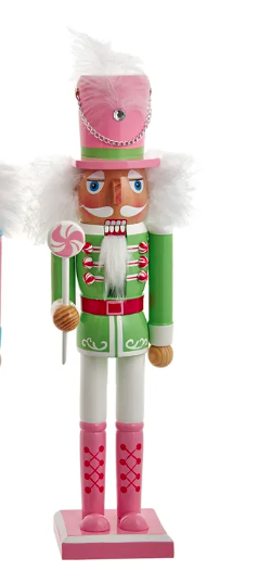 15" Pastel Soldier Nutcracker - Choose from Two