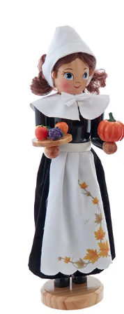 15" Man & Woman Pilgrim Nutcrackers