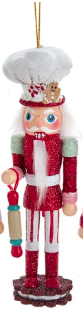 Cake, Cocoa and Gingerbread Nutcracker Ornaments