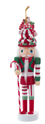6" Holly Hats™ Nutcracker Cake Hat Ornaments, 3 Assorted