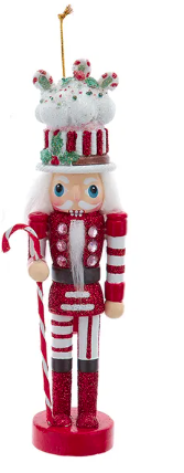 6" Holly Hats™ Nutcracker Cake Hat Ornaments, 3 Assorted