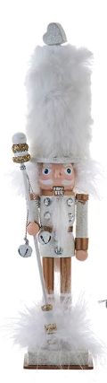 9.5" Hollywood Nutcrackers™ Gold, White, & Silver Nutcrackers, 3 Assorted