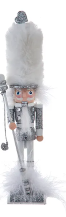 9.5" Hollywood Nutcrackers™ Gold, White, & Silver Nutcrackers, 3 Assorted