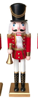14″ Red Marching Band Nutcrackers, 3 Assorted