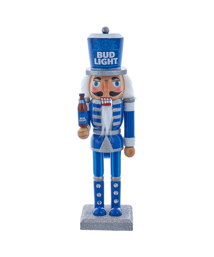 10" Budweiser® Bud Light Nutcracker