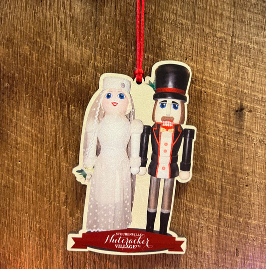 Bride and Groom Replica Ornament