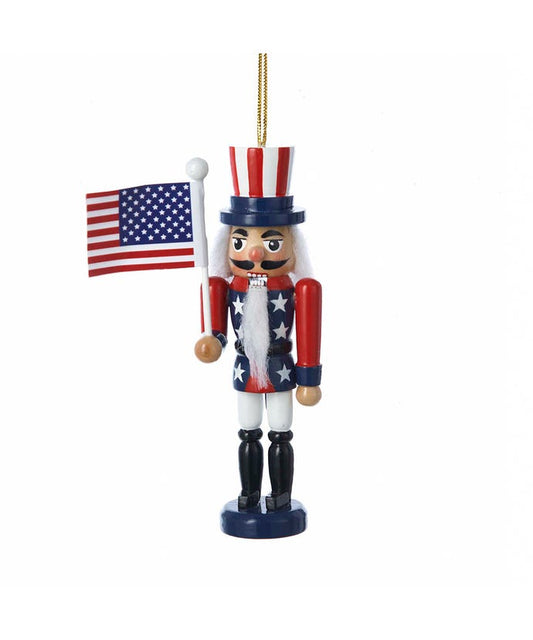 5" American Flag Nutcracker Ornament
