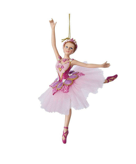 Sugar Plum Ballerina Nutcracker Ornament Resin