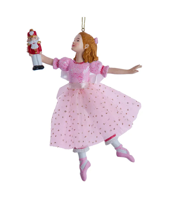 6.75" Pink Clara Ballerina Ornament