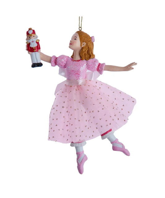 6.75" Pink Clara Ballerina Ornament