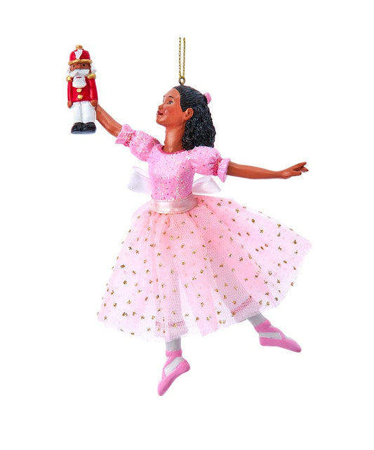 African American Clara Ballerina Ornament