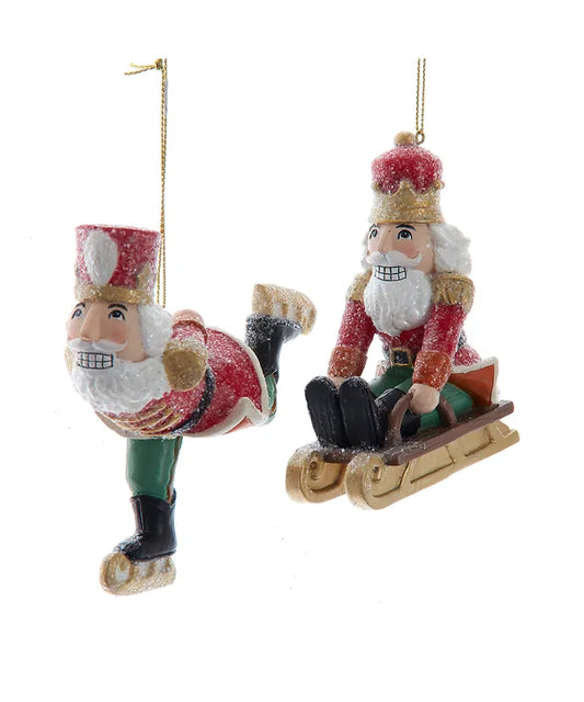 4.25" Comfort & Joy Nutcracker Ornaments, 2 Assorted