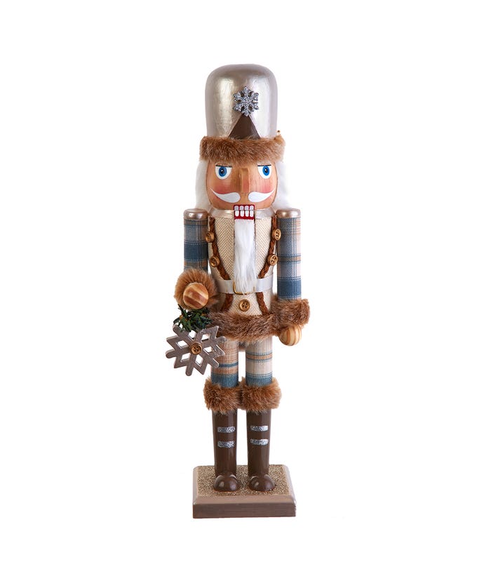 15" Rustic Glam Nutcracker