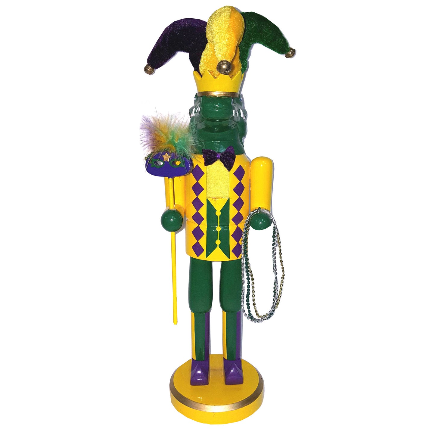 Mardi Gras Gator Nutcracker