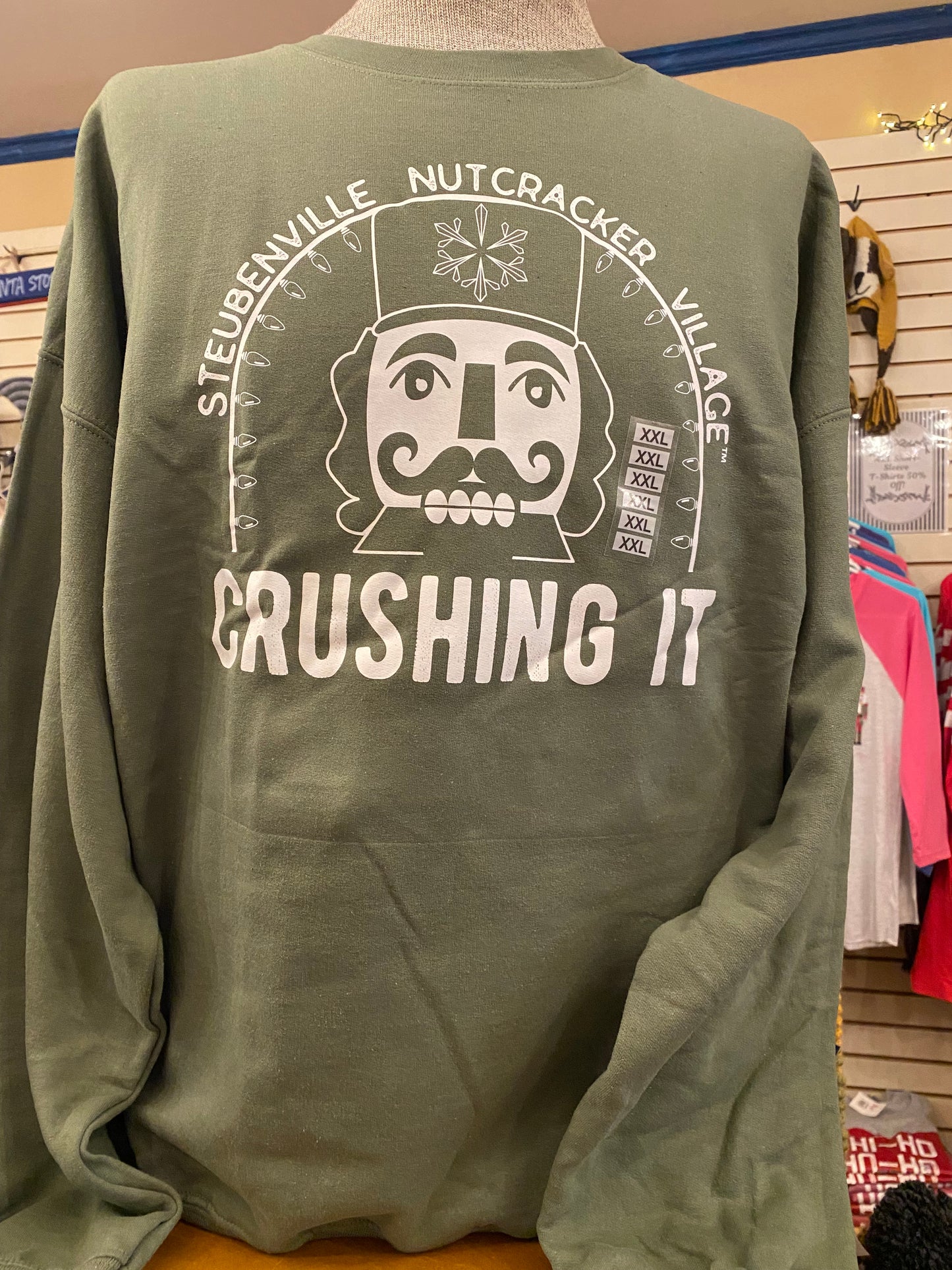"Crushing It" Steubenville Nutcracker Village Crewneck