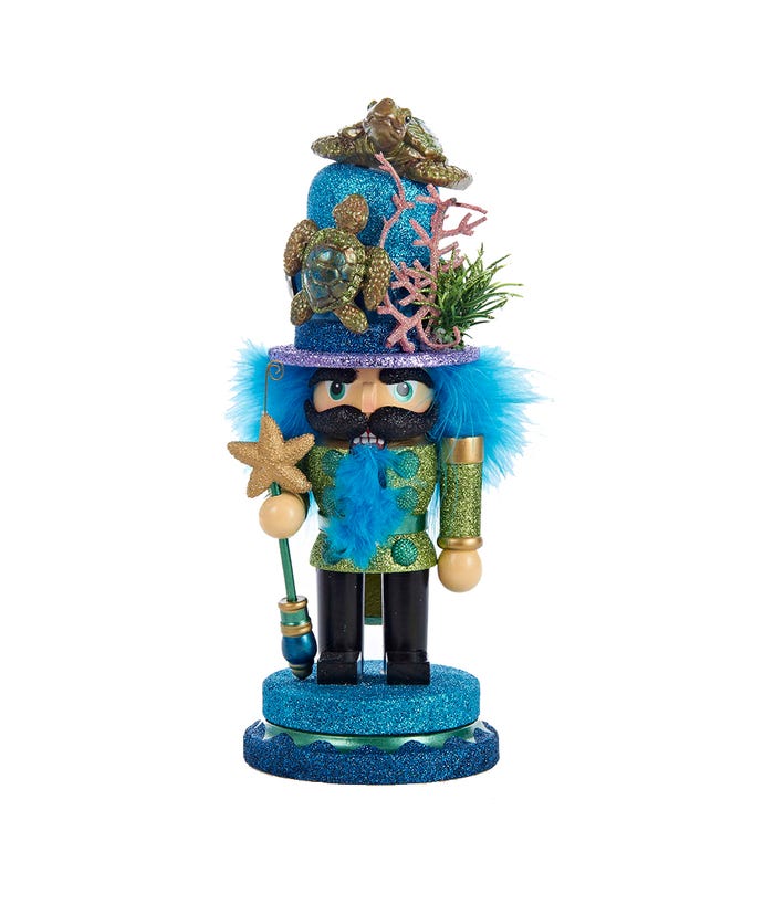 11" Hollywood Nutcracker w/Seaturtle