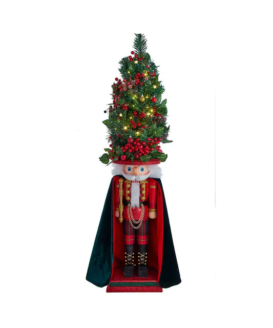 36" Hollywood Nutcrackers™ LED Christmas Tree Hat Nutcracker